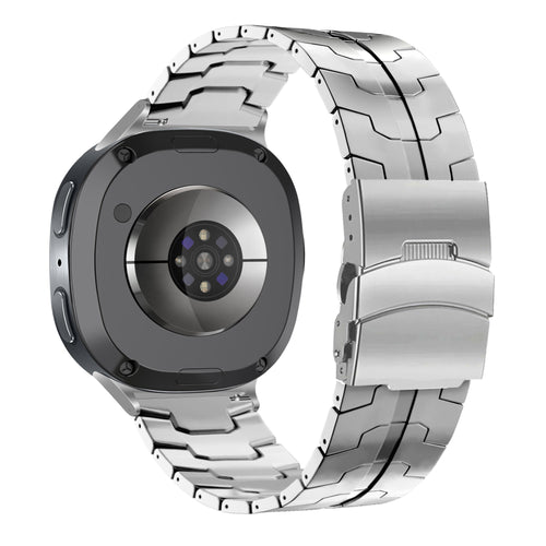 Bandz Samsung Galaxy Watch 8 Classic Steel Strap 'Iron' (Silver)