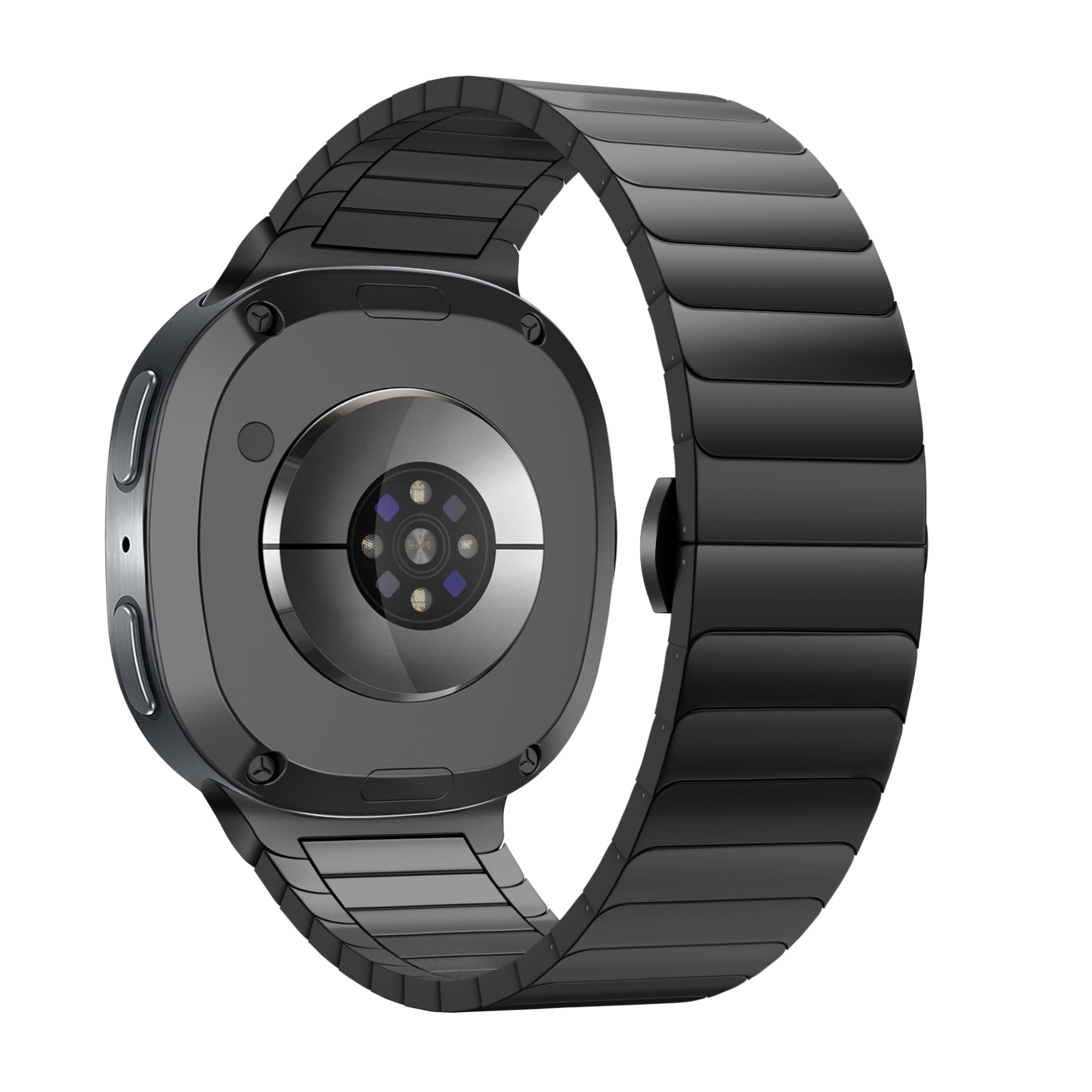 Bandz Samsung Galaxy Watch 9 - 44mm Steel Strap 'One Bead' (Black)