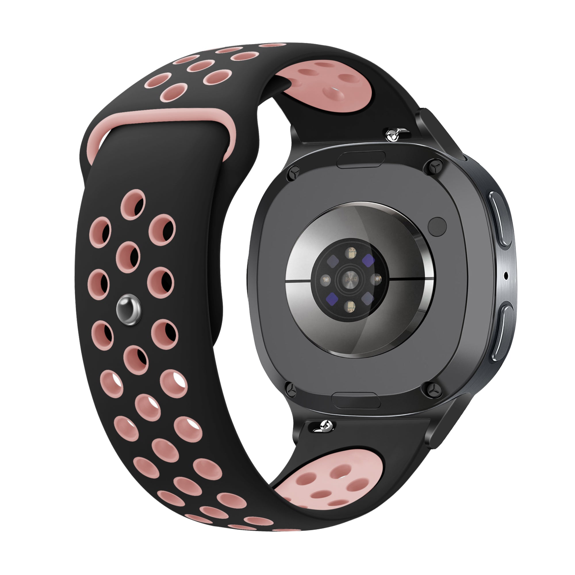 Samsung Galaxy Watch 9 - 44mm Sport Strap (Black/Pink)