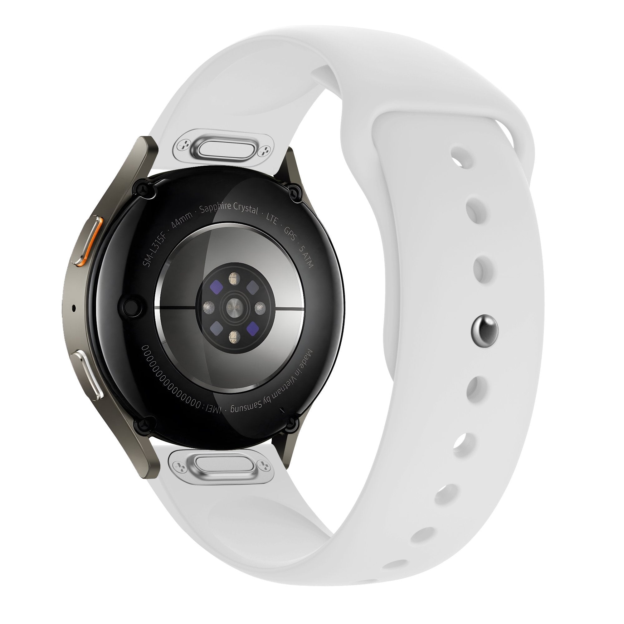 Bandz Samsung Galaxy Watch 4 Classic 42mm Sport Armband 'Easy Fit' (Weiß)