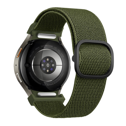 Bandz Samsung Galaxy Watch 4 40mm Elastisches Armband 'Easy Fit' (Grün)