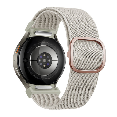 Bandz Samsung Galaxy Watch 6 Classic - 43mm Elastic Strap 'Easy Fit' (Beige)