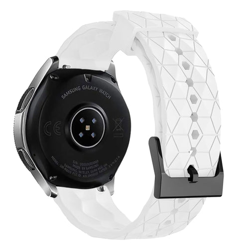 ICE Smart TKS Rectangular 1.41 Silicone Strap Hexagons (White)