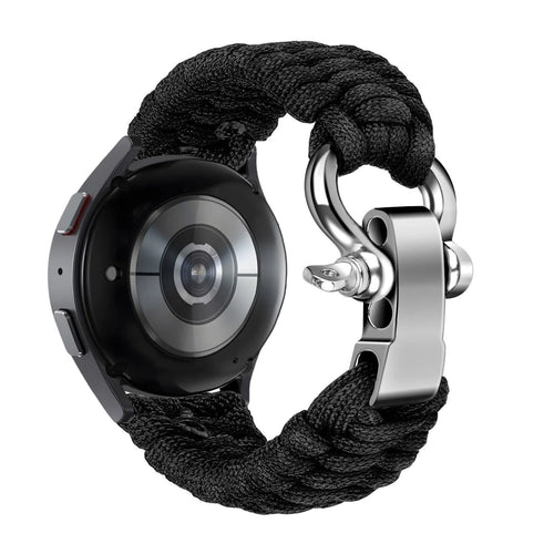 Oppo Watch X2 Nylon Seilarmband (Schwarz)