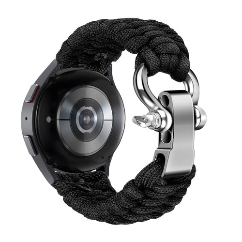 Realme Watch 3 (Pro) Nylon Seilarmband (Schwarz)