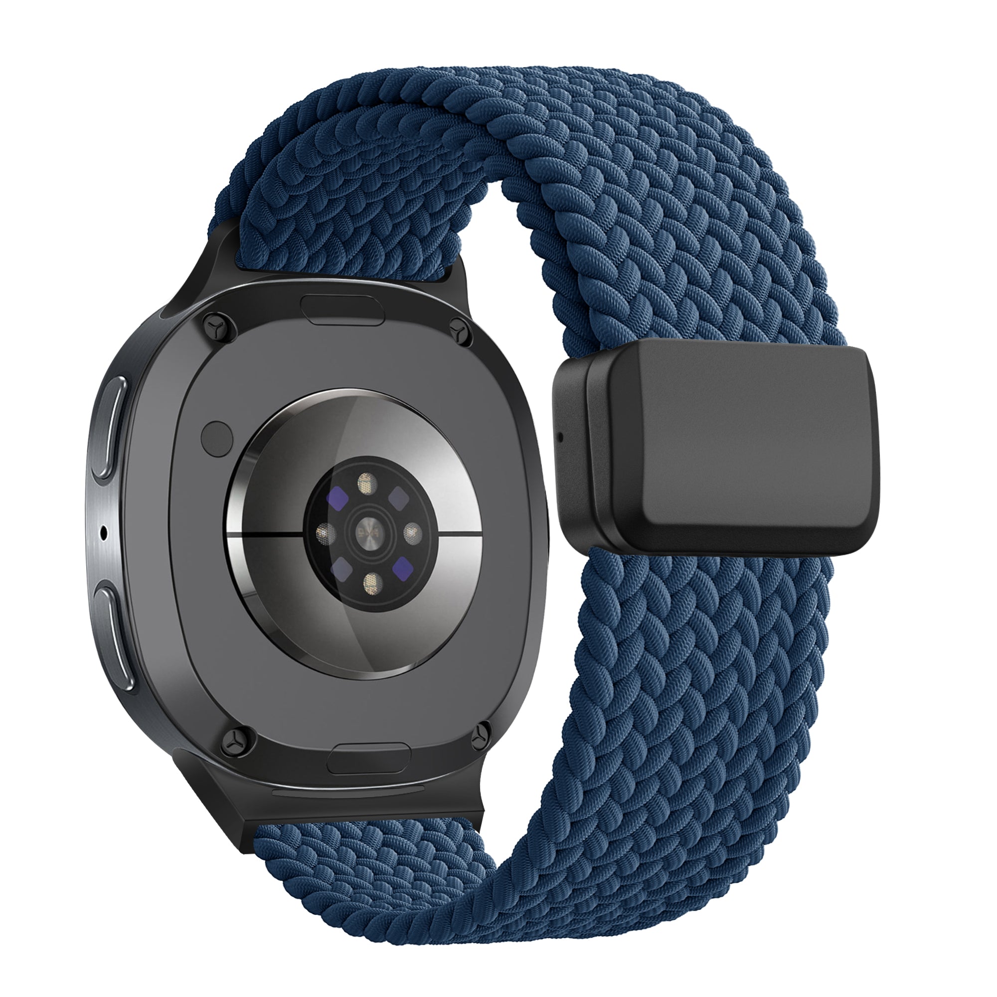 Bandz Samsung Galaxy Watch 9 - 44mm Magnetisch Geflochtenes Armband (Dunkelblau)