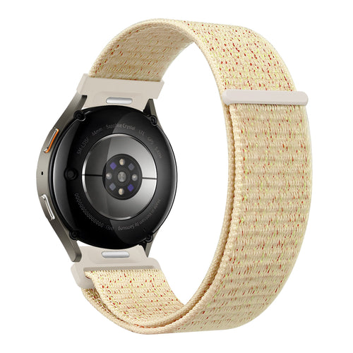 Bandz Samsung Galaxy Watch 7 - 40mm Nylonarmband 'Easy Fit' (Blossom)