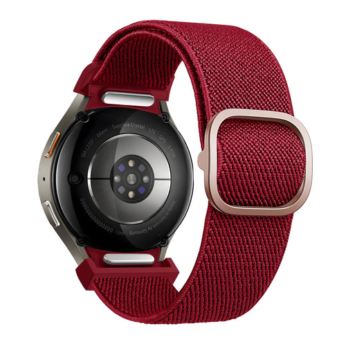 Bandz Samsung Galaxy Watch 6 - 40mm Elastisches Armband 'Easy Fit' (Rot)