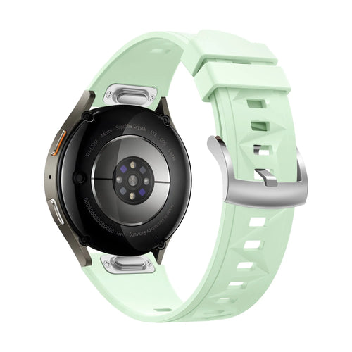 Bandz Fossil Gen 6 - 42mm Silikonarmband 'Easy Fit' (Hell Grün)