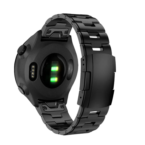 Bandz Garmin Instinct Titan-Gliederarmband (Schwarz)