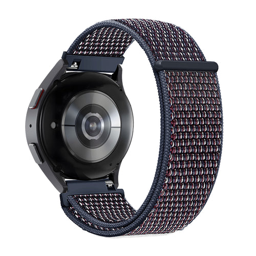 Bandz Garmin Venu Nylon Loop Armband (Indigo Blau)