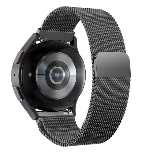 Bandz Huawei Watch GT 5 Pro - 46mm Milanese Loop Armband (Schwarz)