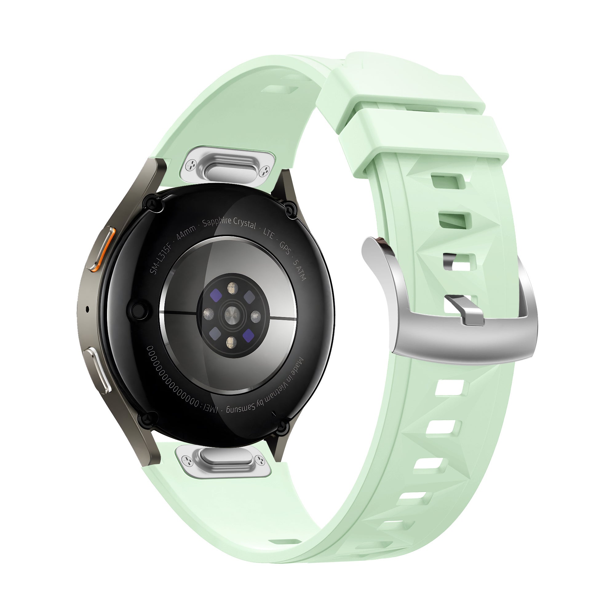 Bandz Huawei Watch GT 5 Pro - 42mm Silikonarmband 'Easy Fit' (Hell Grün)