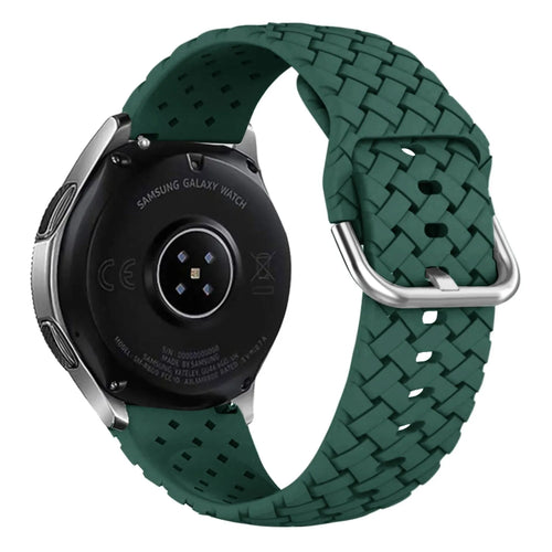 Amazfit GTS 4 Geflochtenes Silikonarmband (Dunkel Grün)