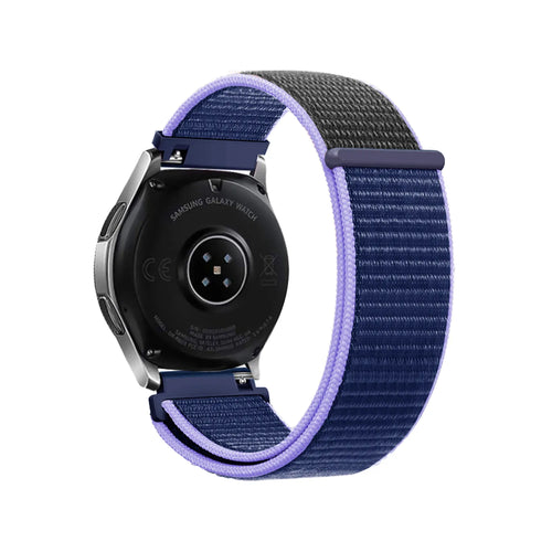 Garmin Venu 4 - 45mm Nylon Strap (Blue/Black)