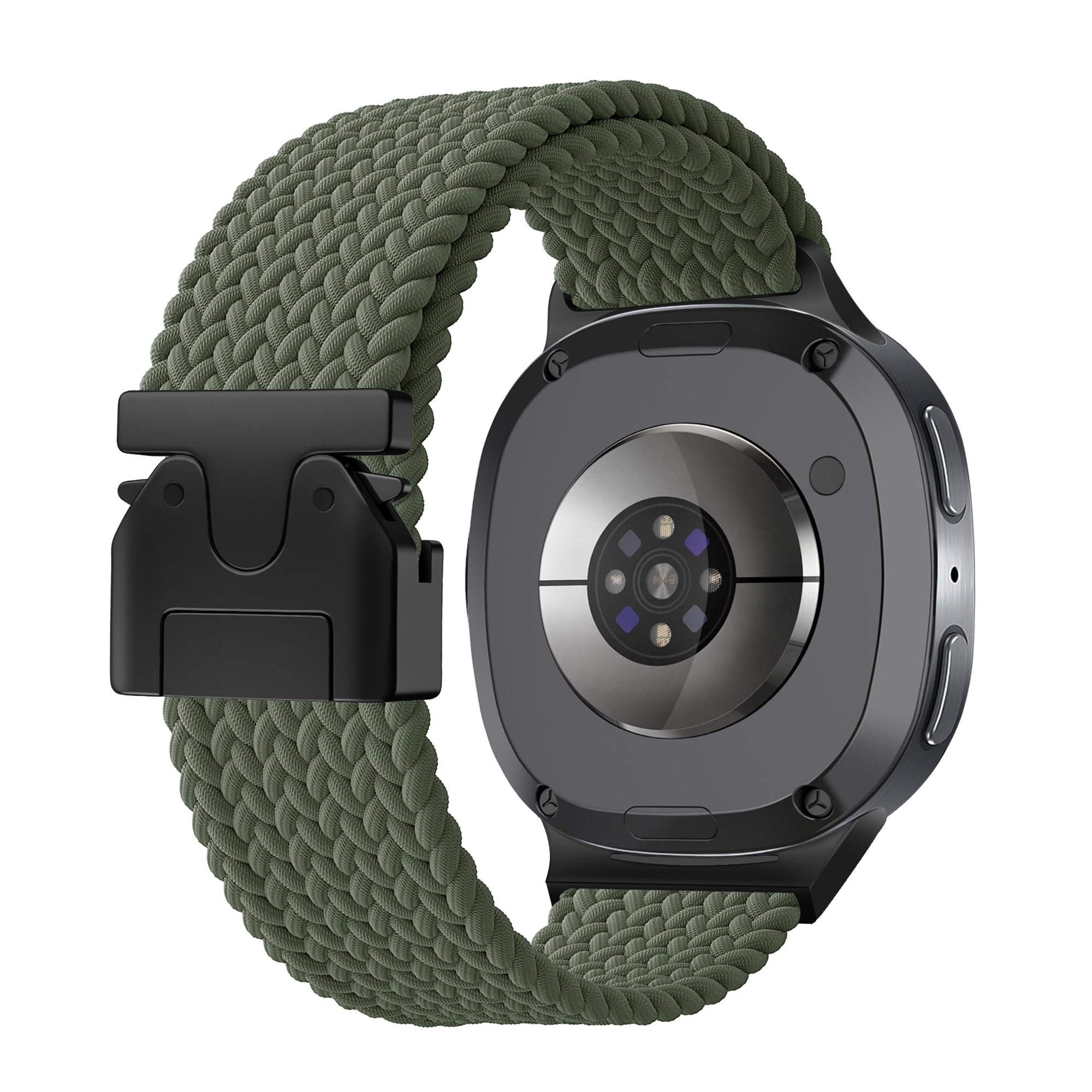 Samsung Galaxy Watch 8 - 40mm Braided Strap with P-Buckle (Green)