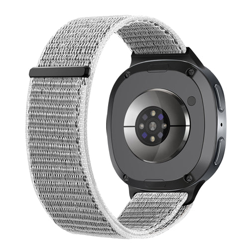 Samsung Galaxy Watch 8 Classic Nylonarmband (Muschelweiß)