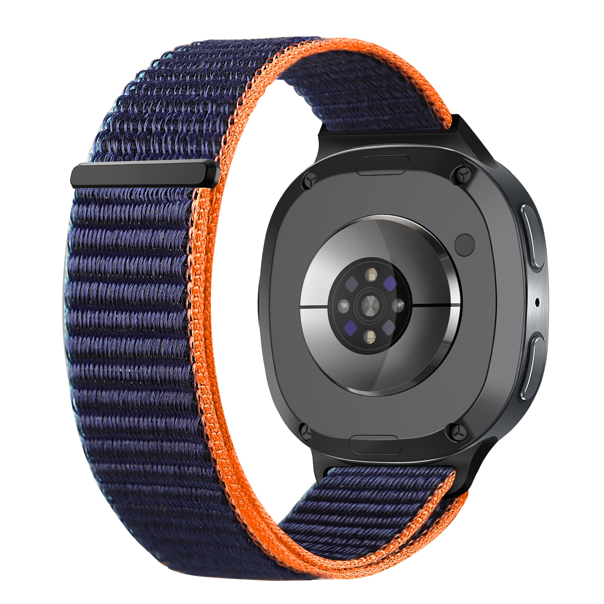 Samsung Galaxy Watch 8 - 40mm Nylonarmband (Dunkel Blau Mix)
