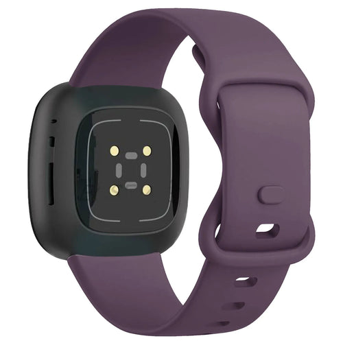 Silicone Strap 'Classic', on a watch, 3/4 rear view