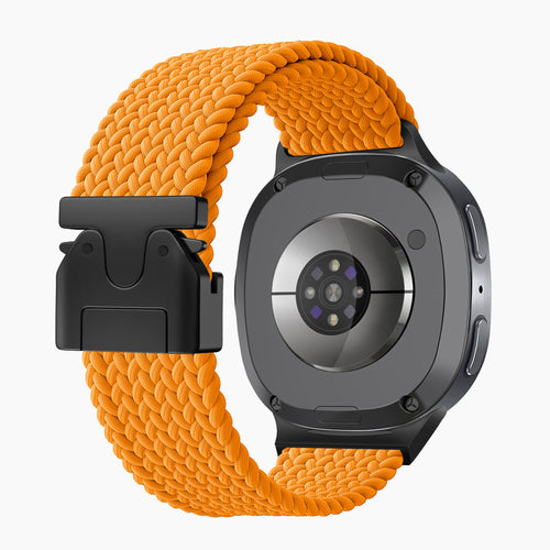 Samsung Galaxy Watch 8 Classic Geflochtenes Armband mit P-Schnalle (Orange)
