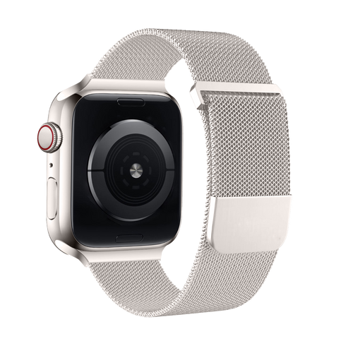 Bandz Apple Watch Ultra Milanese Loop Strap (Starlight)
