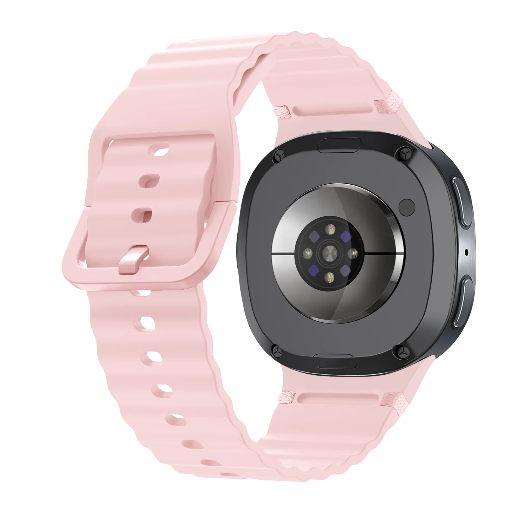 Samsung Galaxy Watch 8 - 40mm Wave Silicone Strap (Pink)