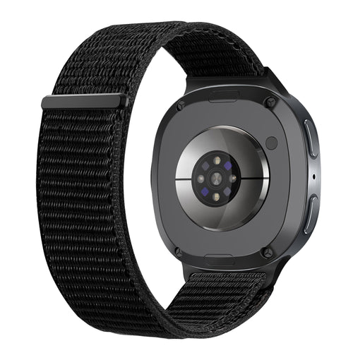 Samsung Galaxy Watch 8 Classic Nylonarmband (Schwarz)