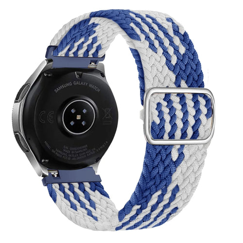 Amazfit GTR Mini Verstellbares Geflochtenes Armband (Blau/Weiß)