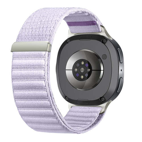 Samsung Galaxy Watch 8 Classic Wave Nylon Strap (Light Purple)