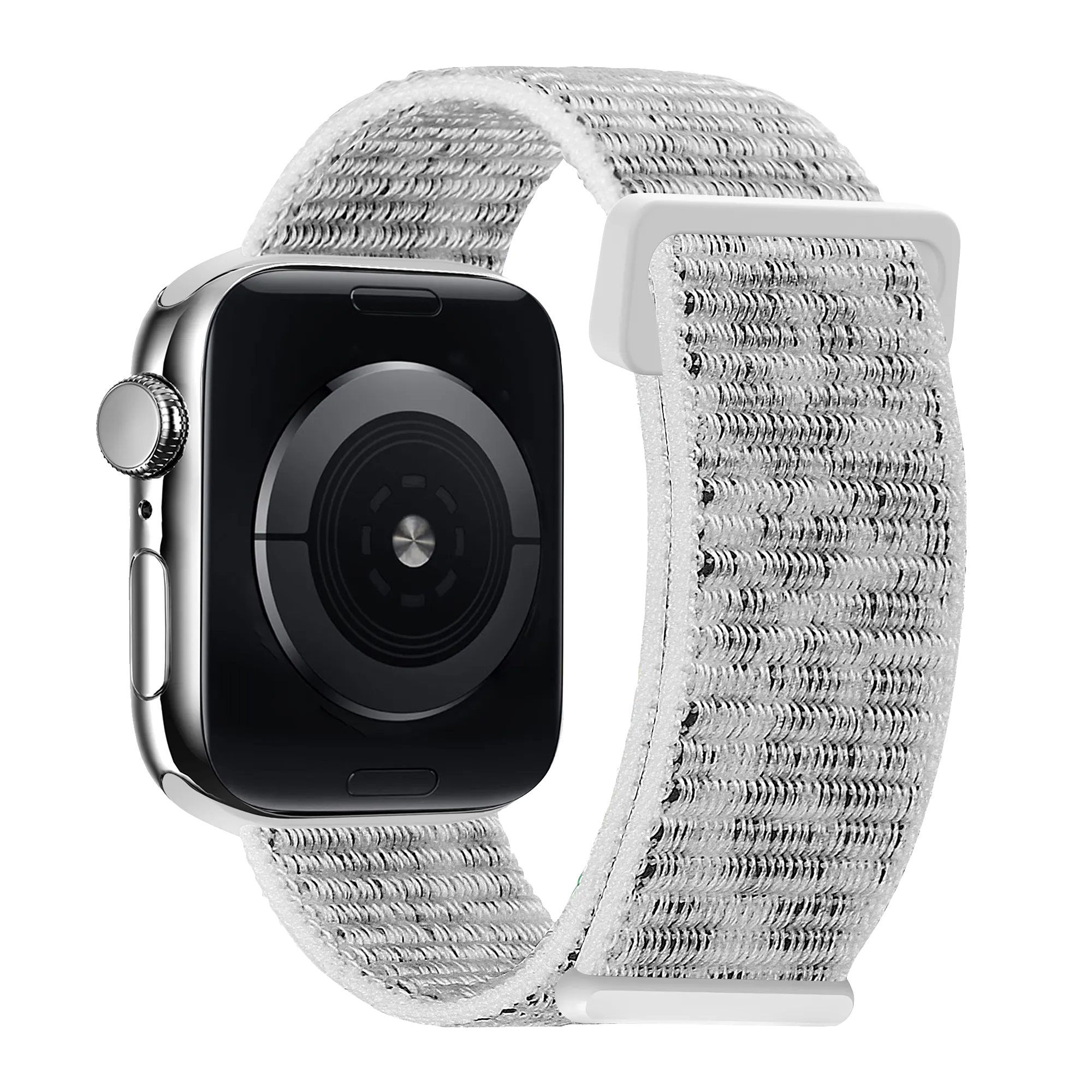 xoxo Wildhearts Apple Watch Nylonarmband (Weiß Leopard)