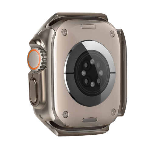 Bandz Apple Watch Ultra - 49mm galvanisiertes TPU-Gehäuse (Titan)