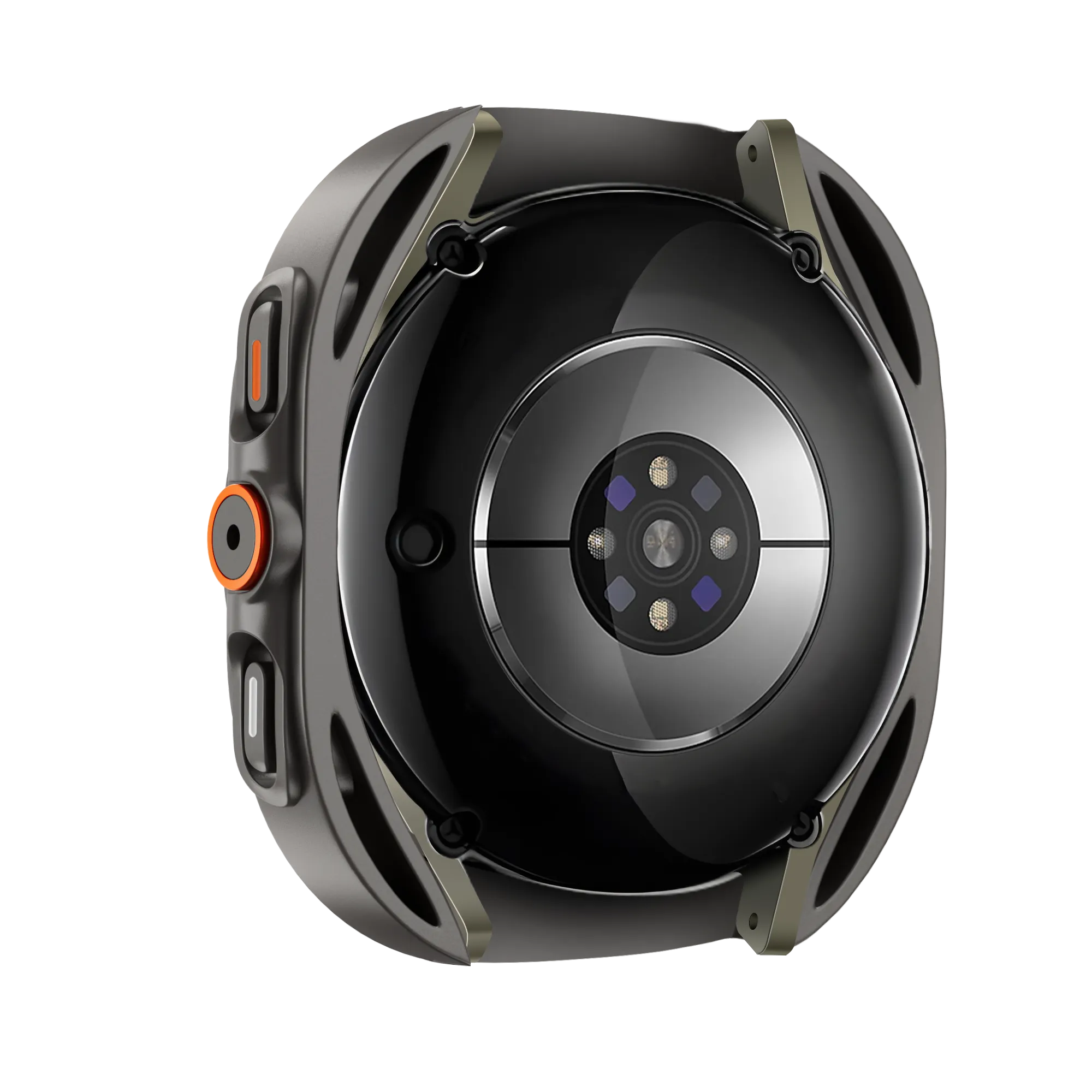 Bandz Samsung Galaxy Watch 7 - 44mm Square PC-Gehäuse mit Glass (Titan Grau)