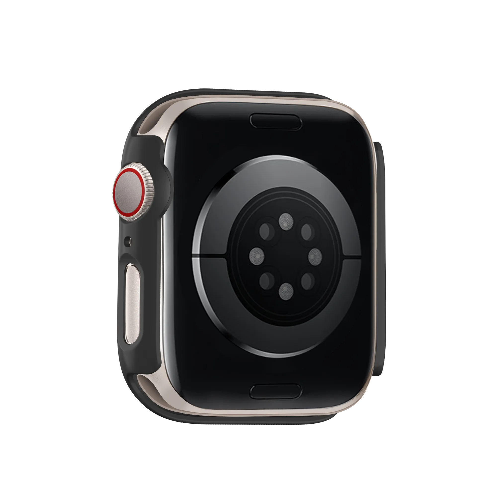 Bandz Apple Watch 10 & 11 PC-Gehäuse mit Glass (Schwarz)