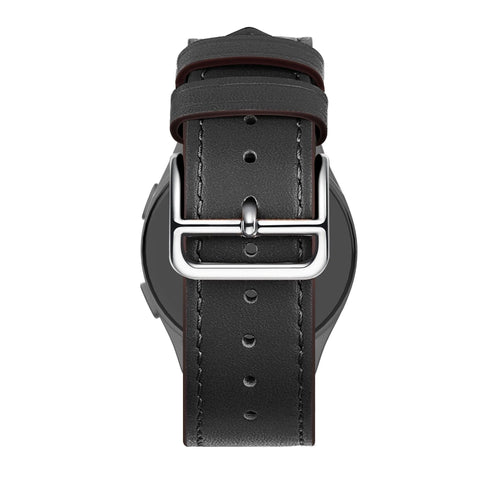 Bandz Suunto Run Leder-Armband 'Deluxe' (schwarz)