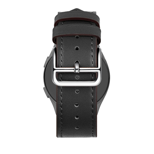 Bandz Coros Apex 4 - 42mm Lederarmband 'Deluxe' (Schwarz)