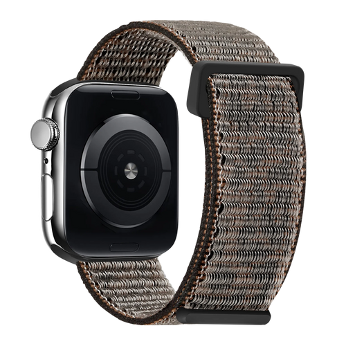 xoxo Wildhearts Apple Watch Nylonarmband (Schwarz Leopard)