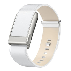 Kompatibel mit Whoop MG Lederarmband (Weiß)
