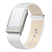 Kompatibel mit Whoop MG Lederarmband (Weiß)