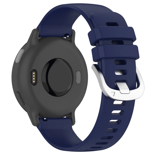 Garmin Vivomove Trend Klassisches Silikonarmband (Dunkel Blau)