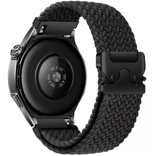 Samsung Galaxy Watch 6 Classic 43mm geflochtenes Band mit P-Schnalle (Schwarz)