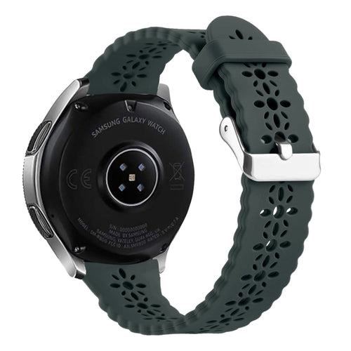 Withings Steel HR - 40mm Gemustertes Silikonarmband (Viridiangrün)