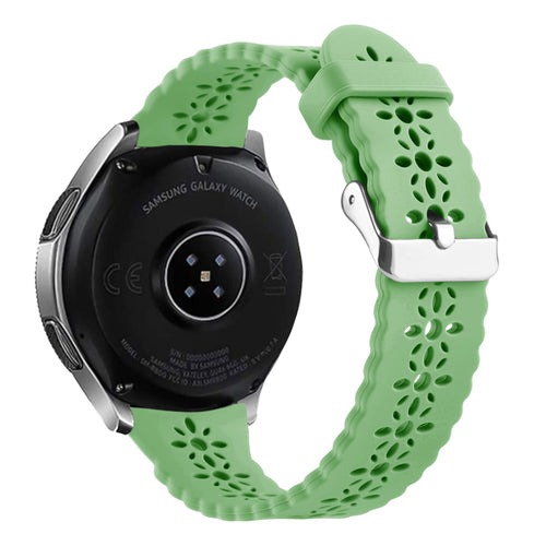 Amazfit Active 2 Gemustertes Silikonarmband (Grün)