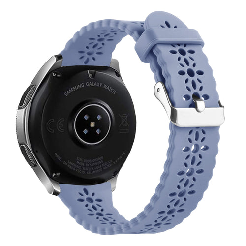 Withings ScanWatch Nova Patterned Silicone Strap (Lavender Grey)