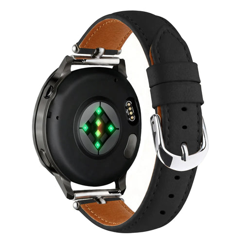 Bandz Amazfit Cheetah 2 Pro Leather Strap 'Bullet' (Black)