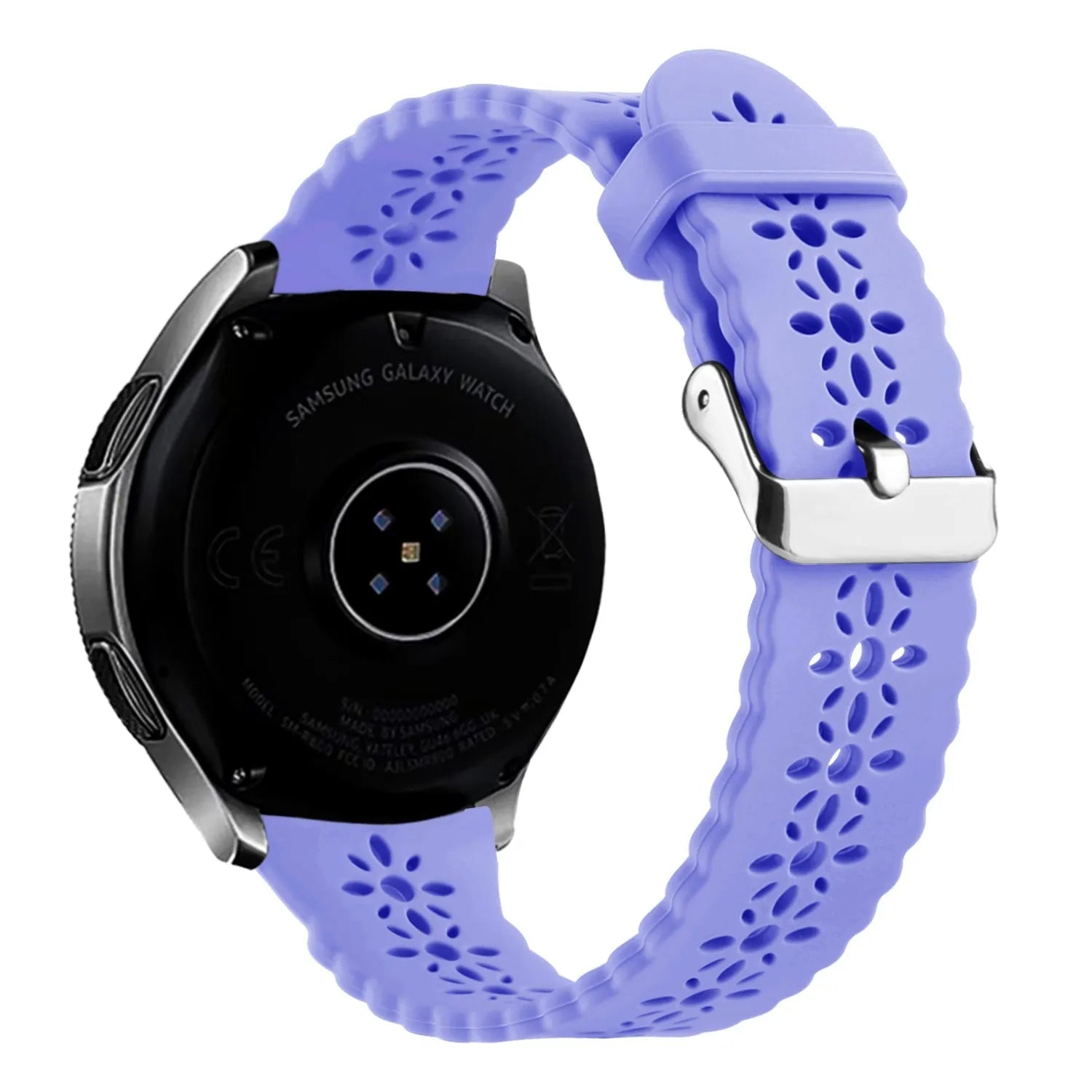 Amazfit Bip 3 (Pro) Gemustertes Silikonarmband (Flieder)