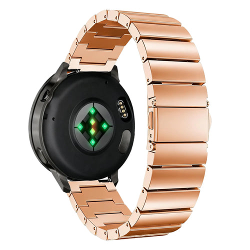 Bandz Garmin Vivoactive 5 Stahlarmband 'One Bead' (Roségold)