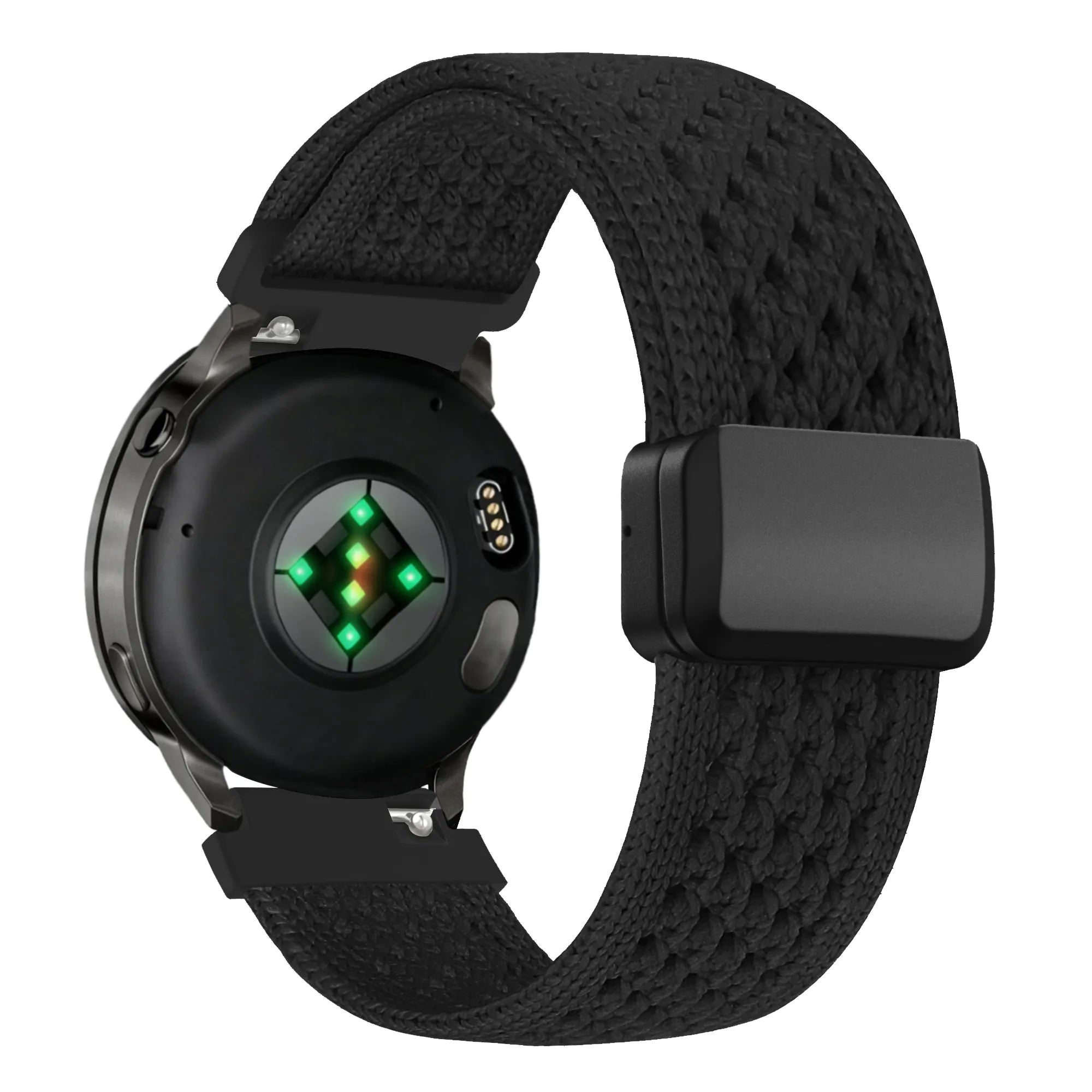 Bandz Oppo Watch X2 Mini Vintage Nylon Strap (Black)