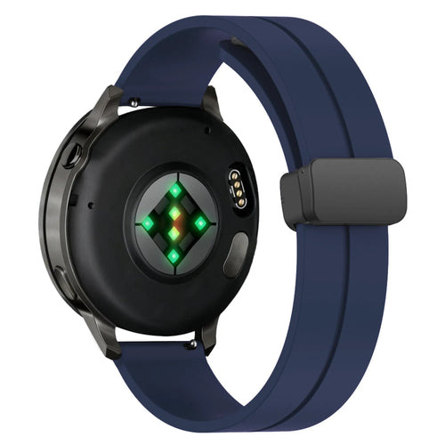 Bandz Garmin Venu 3 Silicone Strap with D-Buckle (Dark Blue)