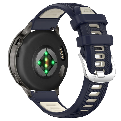 Bandz Garmin Vivomove 3s Sport Strap with Buckle (Dark Blue/Beige)