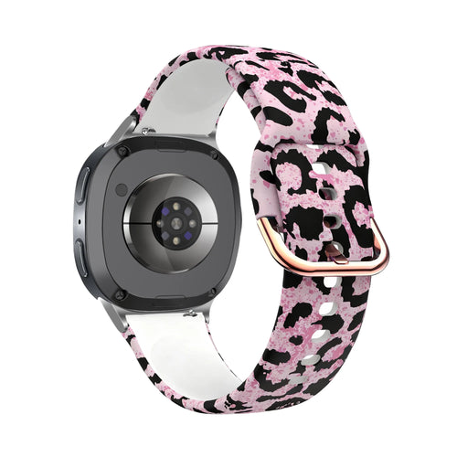 Samsung Galaxy Watch 8 Classic Pink Leopard Armband